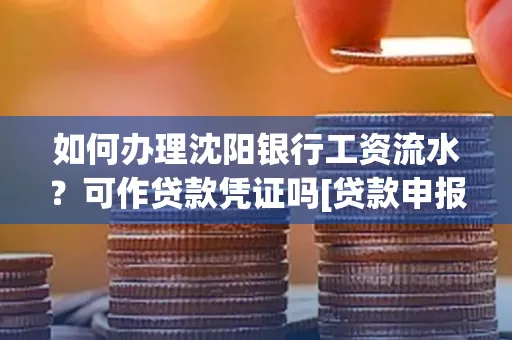 如何办理沈阳银行工资流水？可作贷款凭证吗[贷款申报必见]