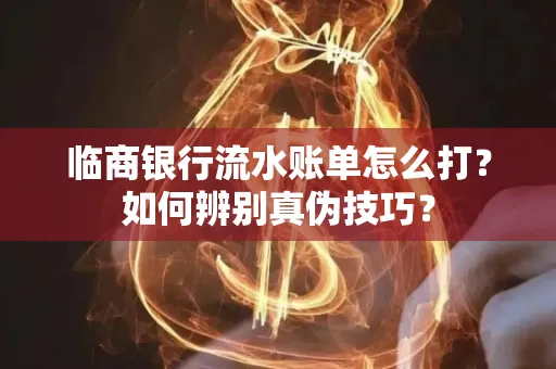 临商银行流水账单怎么打?如何辨别真伪技巧? 临商银行流水账单怎么打?如何辨别真伪技巧?