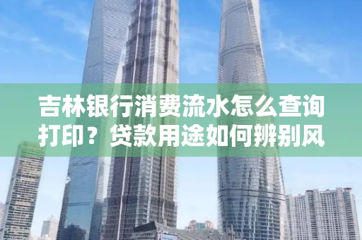 吉林银行消费流水怎么查询打印？贷款用途如何辨别风险？