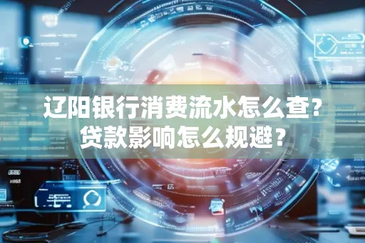 辽阳银行消费流水怎么查？贷款影响怎么规避？
