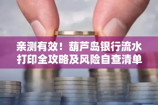 亲测有效！葫芦岛银行流水打印全攻略及风险自查清单