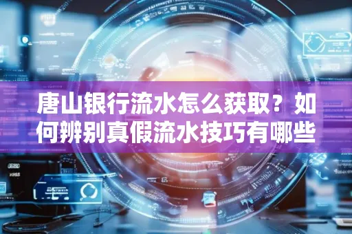 唐山银行流水怎么获取?如何辨别真假流水技巧有哪些?