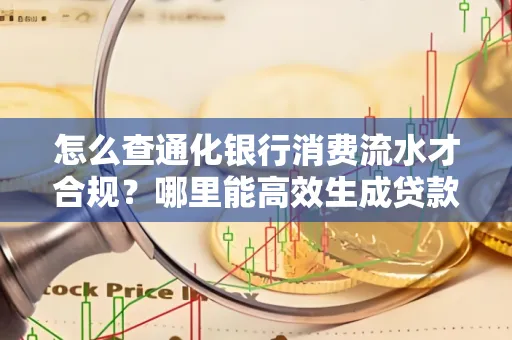 怎么查通化银行消费流水才合规?哪里能高效生成贷款所需明细?