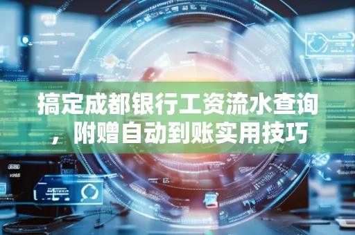 搞定成都银行工资流水查询,附赠自动到账实用技巧