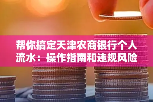 帮你搞定天津农商银行个人流水:操作指南和违规风险避坑攻略
