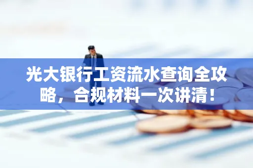 光大银行工资流水查询全攻略,合规材料一次讲清!