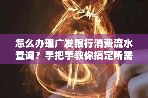 怎么办理广发银行消费流水查询?手把手教你搞定所需材料和流程