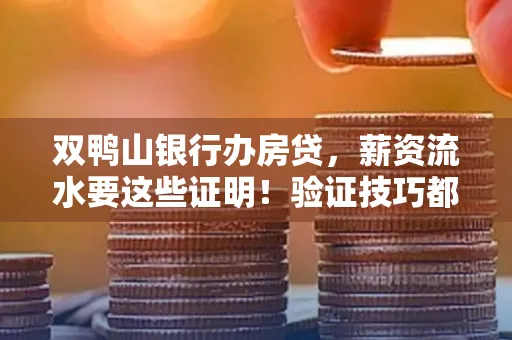 双鸭山银行办房贷,薪资流水要这些证明!验证技巧都在这里!