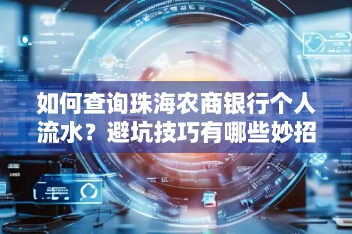 如何查询珠海农商银行个人流水?避坑技巧有哪些妙招?