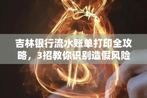 吉林银行流水账单打印全攻略,3招教你识别造假风险