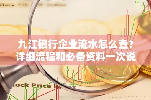 九江银行企业流水怎么查?详细流程和必备资料一次说清