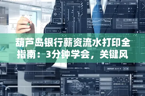 葫芦岛银行薪资流水打印全指南:3分钟学会,关键风险这样避